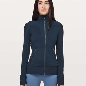Lululemon Athletica Movement to Movement Zip-Up Jacket Size 8 Blue